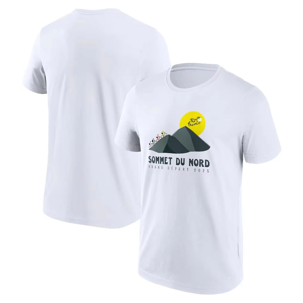 Hot Summer Tour De France T-Shirt Men's Cycling Fanatics Top Graphic Printing High-end Luxury Unisex Style
