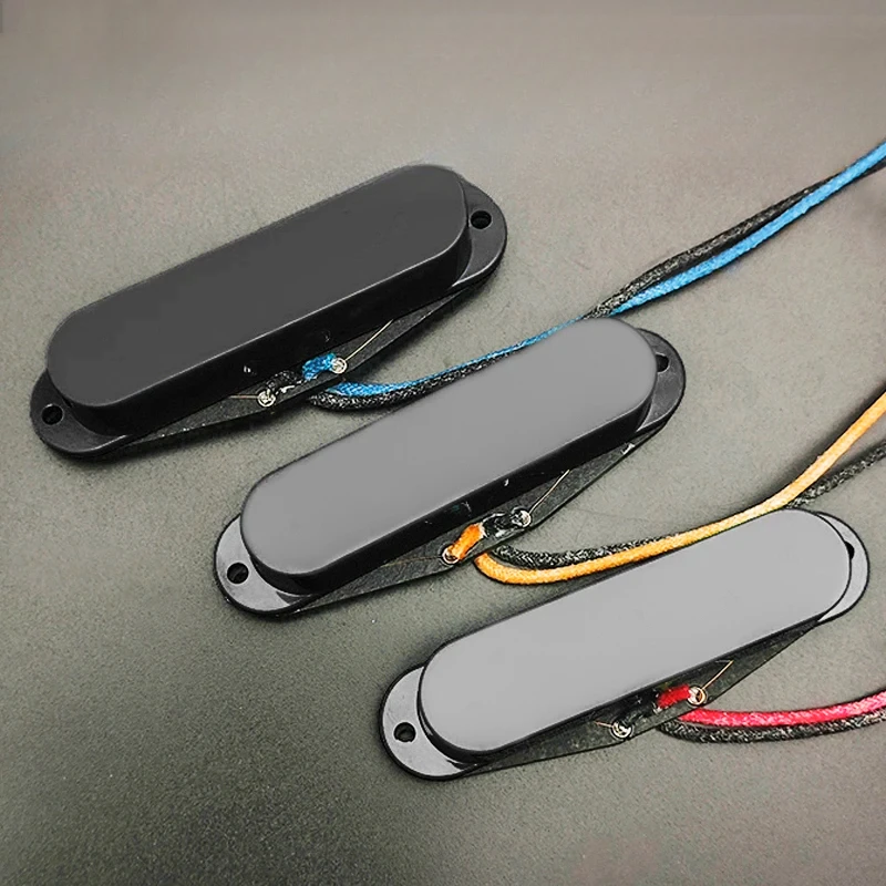 

Alnico 5 Sealed ST Style Electric Guitar Pickup Handmade Single Coil Pickup 5.4/5.4/5.6K Guitar Accessories Multi Colour