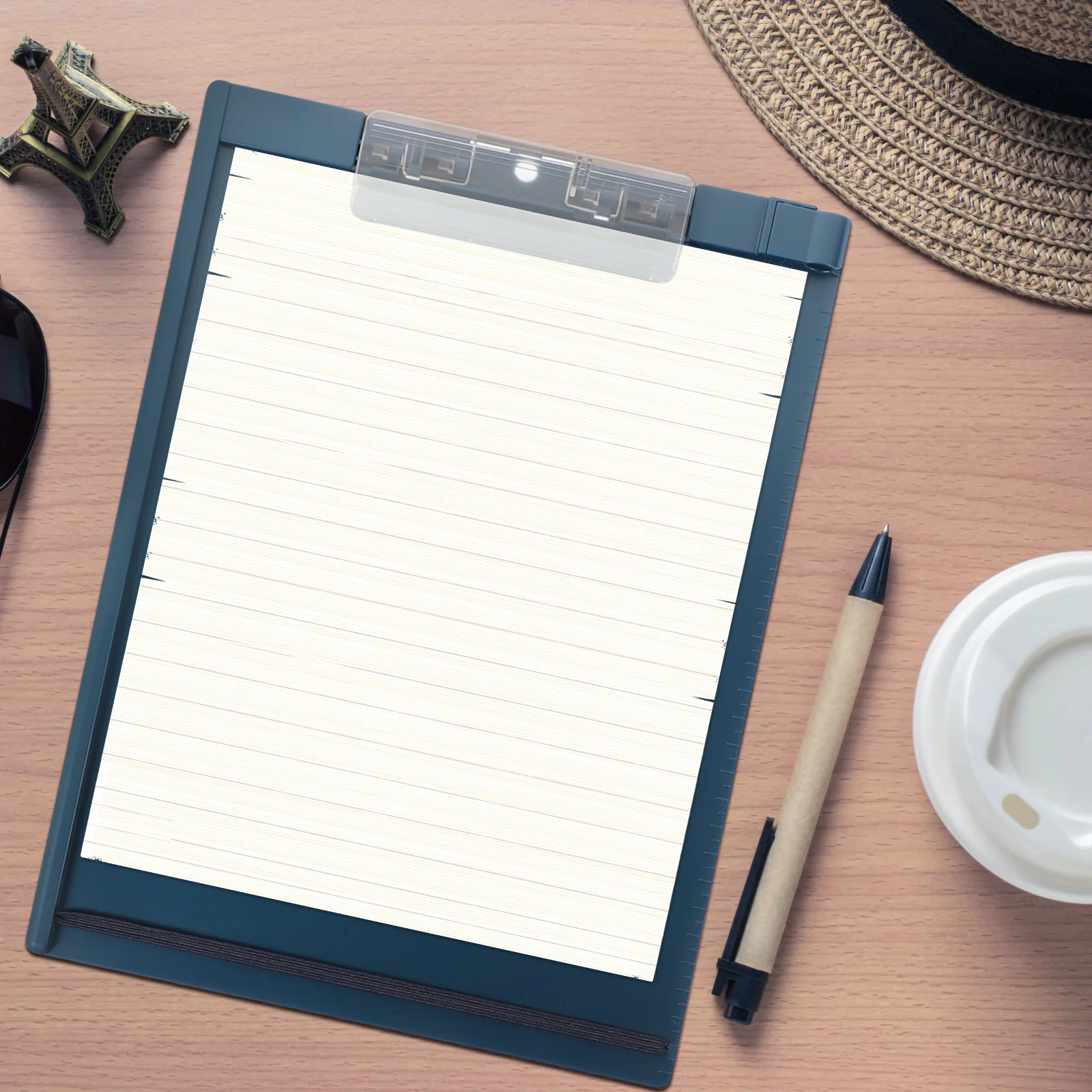 

Thick Office Clipboard Portable Writing Board Multi-Function Document Organizer File Storage Clip For
