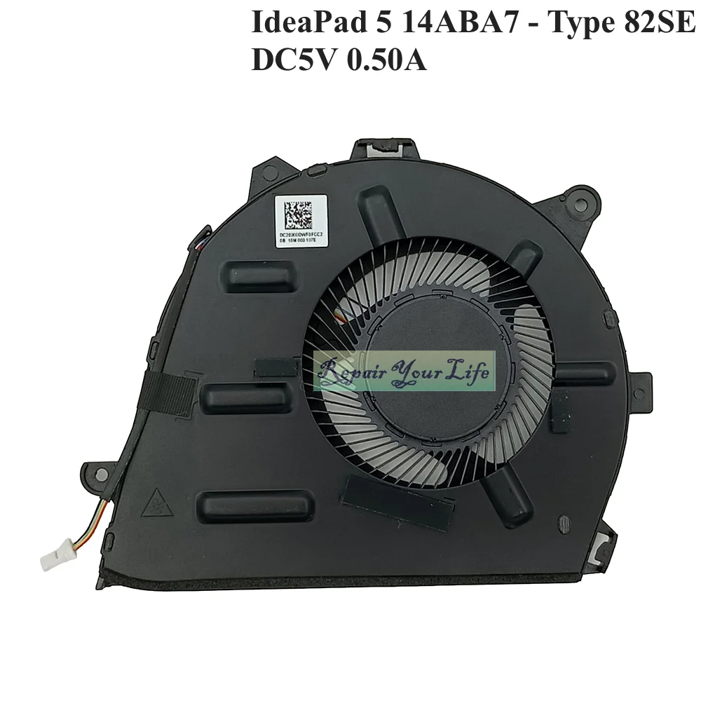 Laptop Cooling Fans for Lenovo IdeaPad 5 14ABA7 82SE 5-14ALC05 14ARE05 82LM 81YM Computer Cooler Radiators 5F10S13993 5F10Y88575