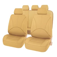 Fundas universales de cuero impermeables para asientos de coche Toyota