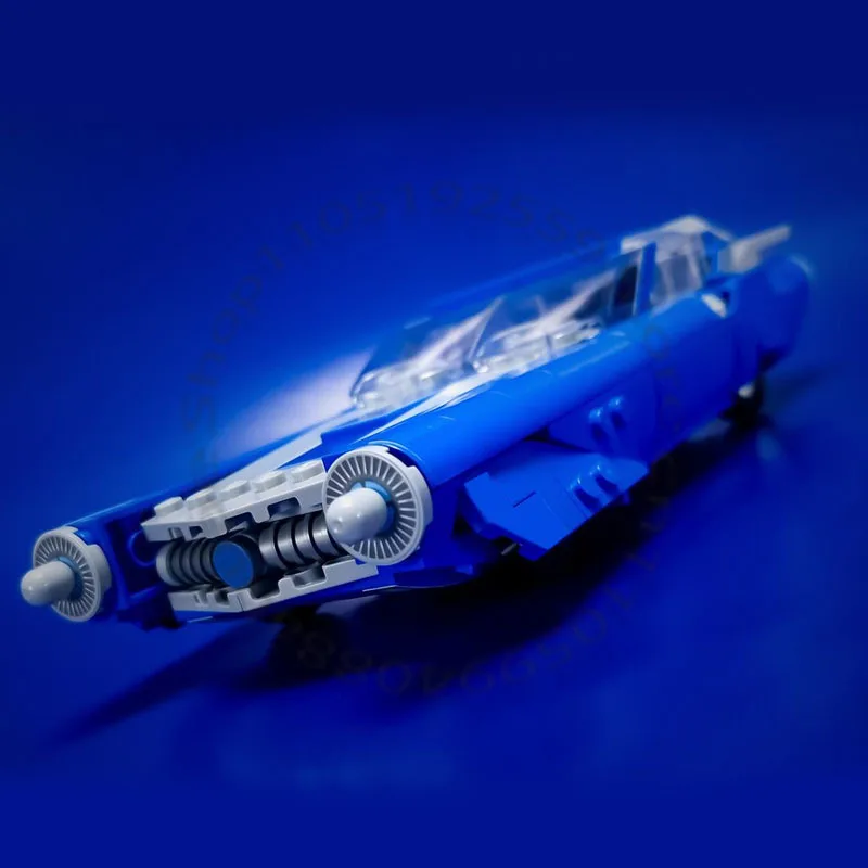 473 PCS Speed King The Fantasticar MOC Customize Modular Building Block Creative Design Design Simple DIY Toy Christmas Gift