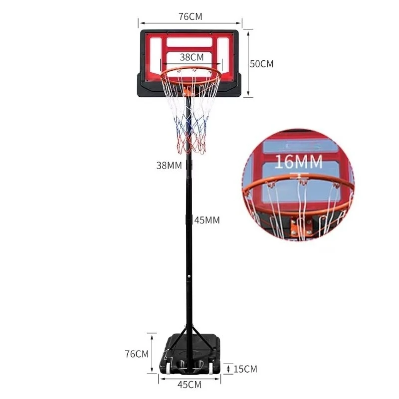 Movable Basketball Hoop New Design Ideal For Kids Indoor Outdoor Court Equipment And Family Fun Training Sessions
