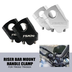 For Benelli TRK520X Motorcycle Accessories Handlebar Riser Bar Mount TRK502 TRK502X TRK 502 X 2020 2021 Aluminum Handle Clamp