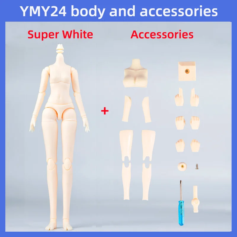 20Cm 21Cm Ymy 22 24 Lichaam Beweegbare Gewrichtsvervanging Accessoires Hand Meisje Boy Body Voor Ob22 Ob24, Gsc, Blythe, 1/6 Bjd Pop