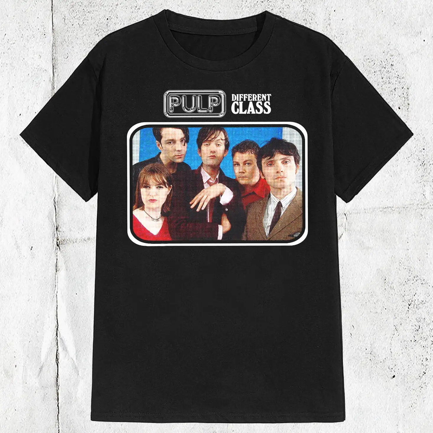 Vintage Pulp Band T-Shirt, classe diferente, Anos 90