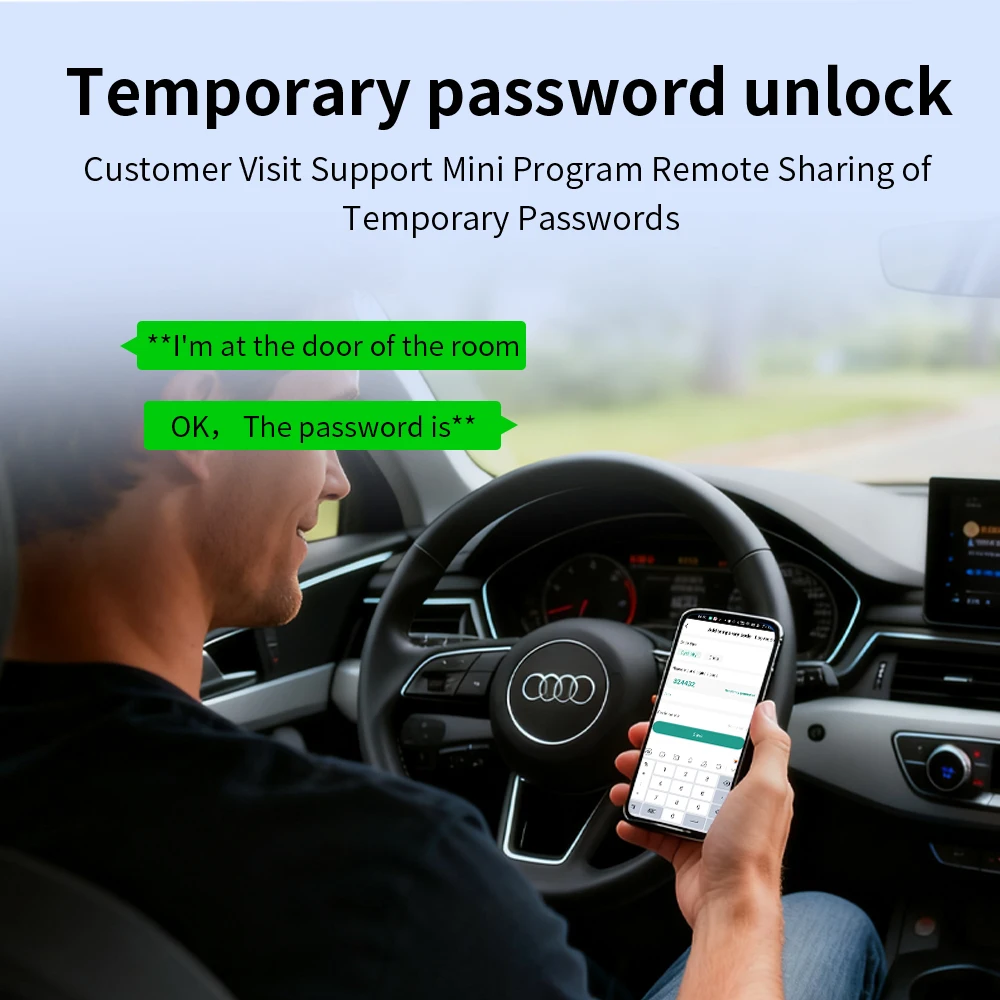 Support Tuya APP WiFi 2.4G Waterproof RFID Door Access Control System with Backlight Card Reader Embedded Metal Keypad for Home