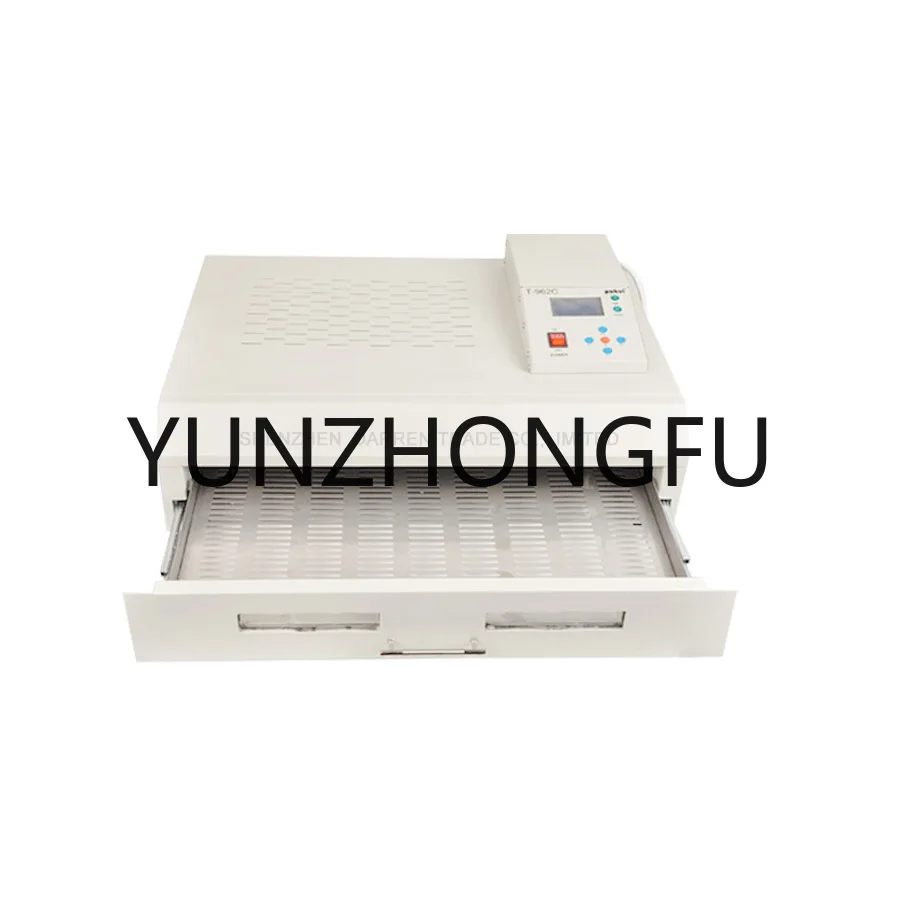 PUHUI T962C BGA Rework Station T-962C Reflow Oven Machine Infrared Heater 2500W reflow station white color