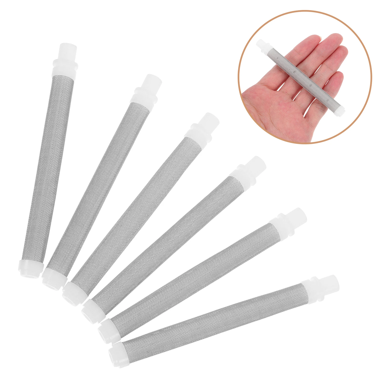 

10 шт., универсальный фильтр для распыления краски, сменный аксессуар высокого давления, мелкая сетка, безвоздушный распылитель, прочный, простой в установке