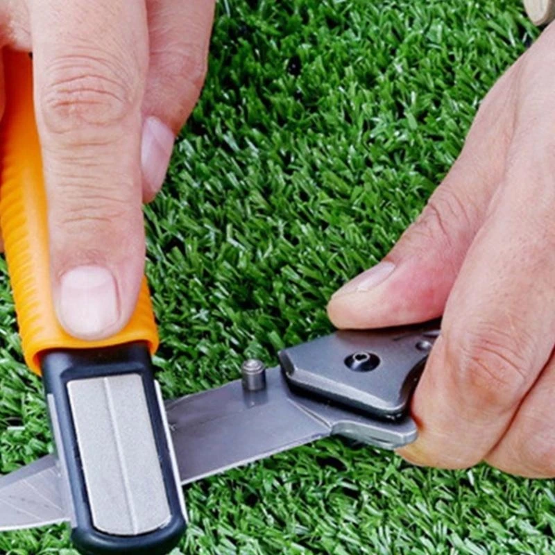 A2BE Versatile Electric Pruning Shears Sharpener User Friendly Electric Pruner Shapening Tool With Safety Lock And Handle