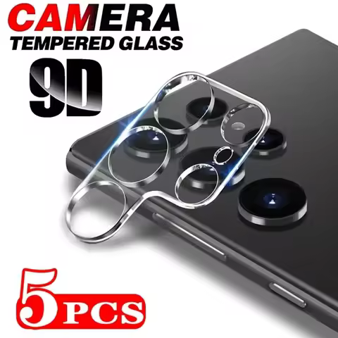 5Pcs Camera Lens Protector Glass For Samsung S25 S24 Ultra Plus S23 S22 S21 FE A16 A56 A36 Lens Protective Glass Film