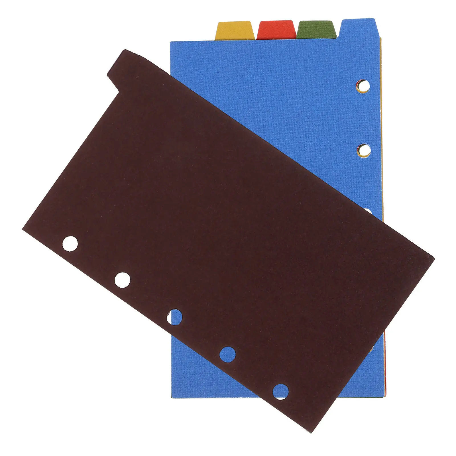 

2 комплекта разделителей для офисных блокнотов, индексные вкладки, маркеры страниц для журналов и тетрадей, разделители для папок