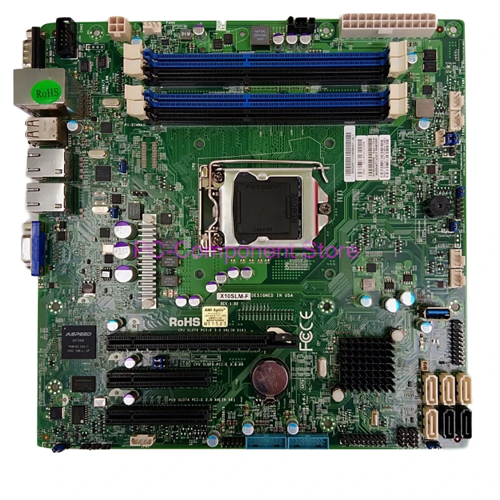 X10SLM-F REV1.02 For Supermicro Server Workstation Motherboard