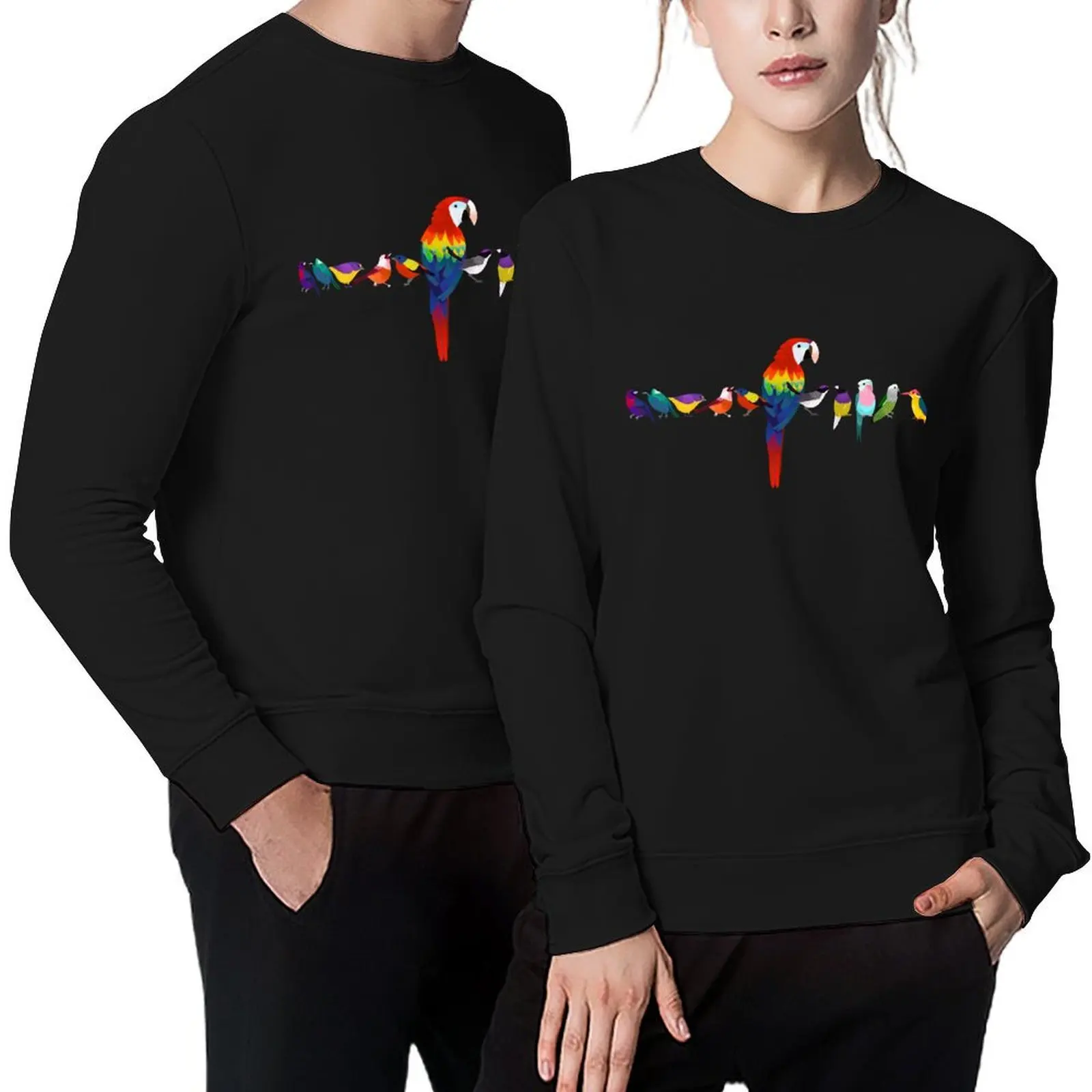 

Birds of a Feather Pullover korean style clothes men's clothes autumn male clothes new sweatshirt