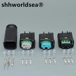 shhworldsea 3 Pin female black switch air pressure sensor plug for Benz BMW Citroen Peugeot 968402-1 1-967642-1