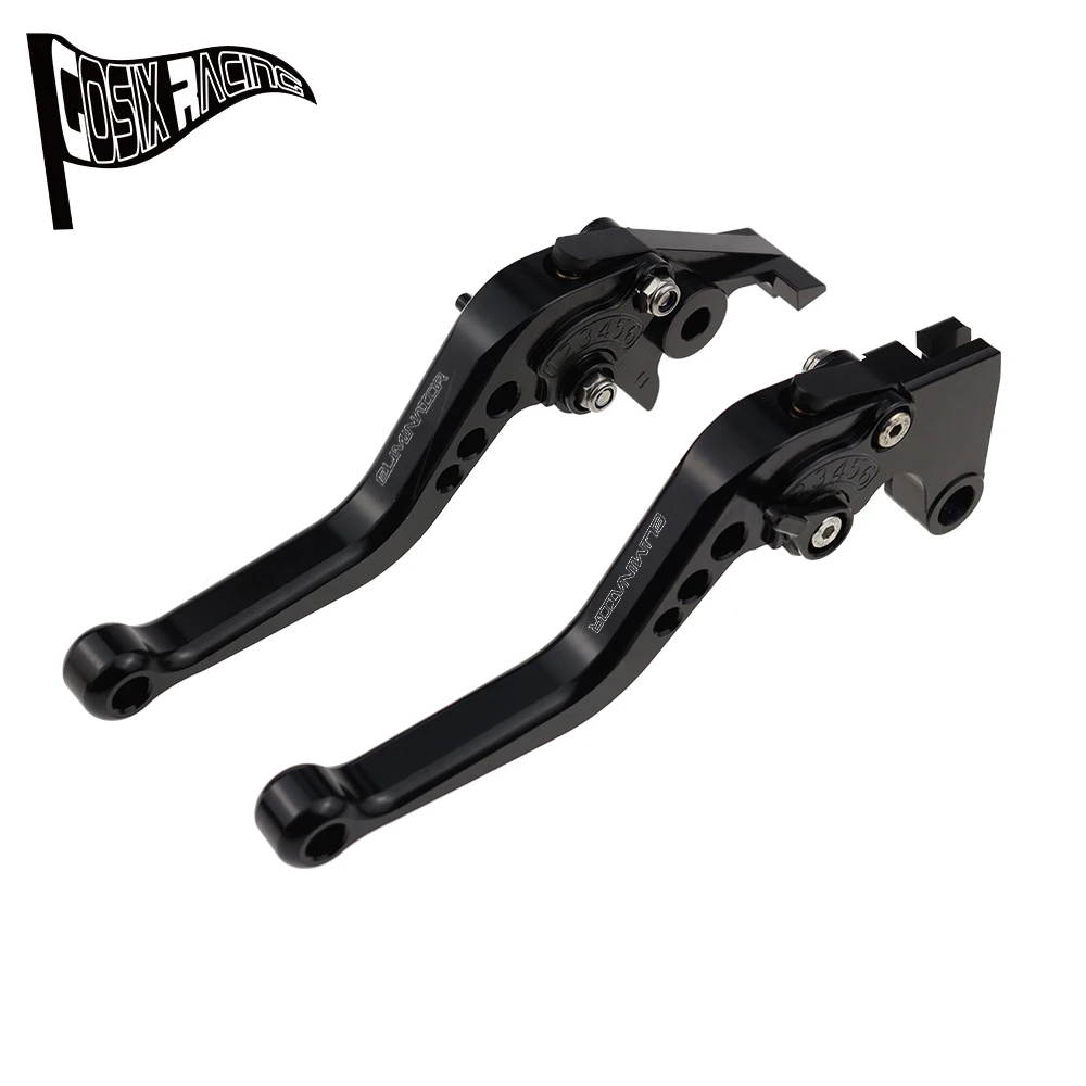 

For Eliminator 450 400 23-24 Eliminator400 Motorcycle CNC Accessories Short Brake Clutch Levers Adjustable Parking Handle Set