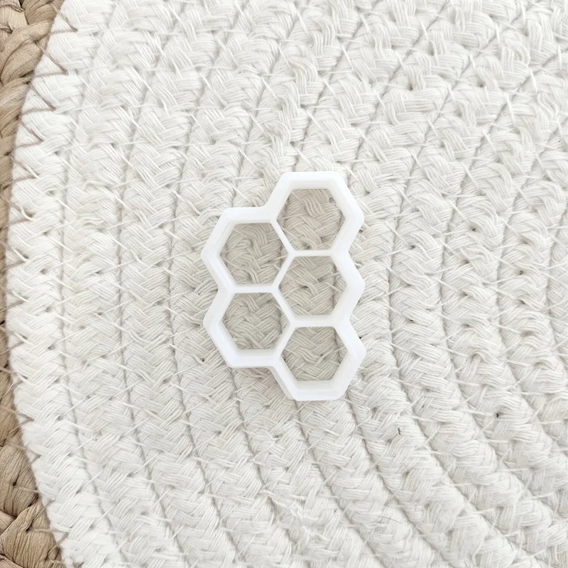 3D Biene Waben Ohrring Schneiden Form Mini Tiere Weiche Polymer Clay Cutter DIY Schmuck Ohrring Anhänger Keramik Dekoration Werkzeuge – Detail 5