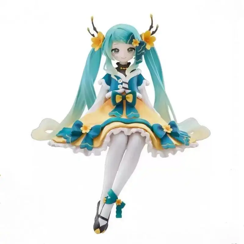 

В наличии Оригинальная пробка для лапши Vocaloid Hatsune Miku Miku Весенний фестиваль 202, версия. ПВХ аниме фигурки модель игрушки