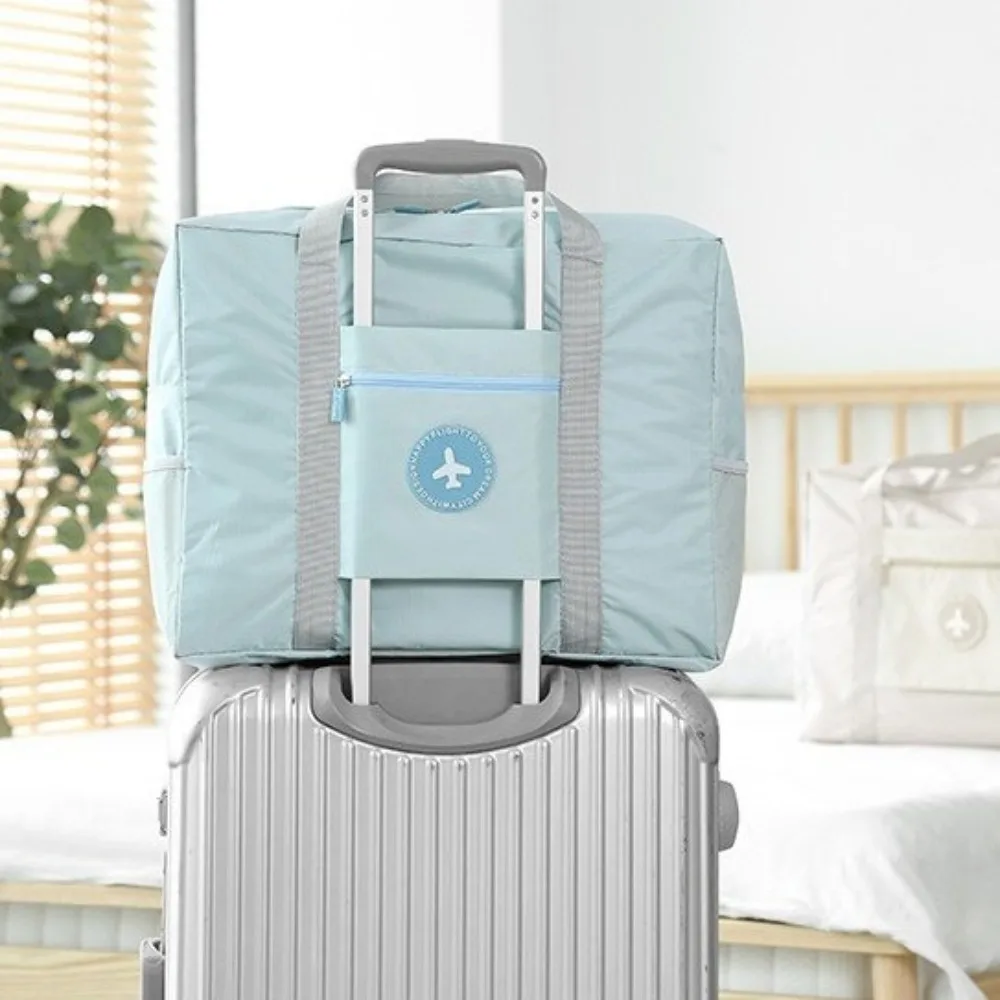 Durable Folding Travel Storage Bag Large Capacity Waterproof Travel Luggage Bag Clothes Pouch Multifunction Trip Handbag Women