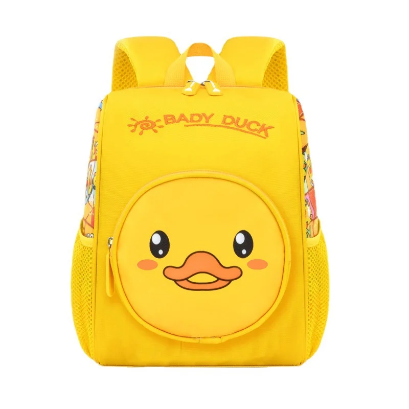 Girls Boys Cute Dinosaur Yellow Duck School Bags New Children Cartoon Anti Lost Kindergarten Small Backpacks Drop Shipping