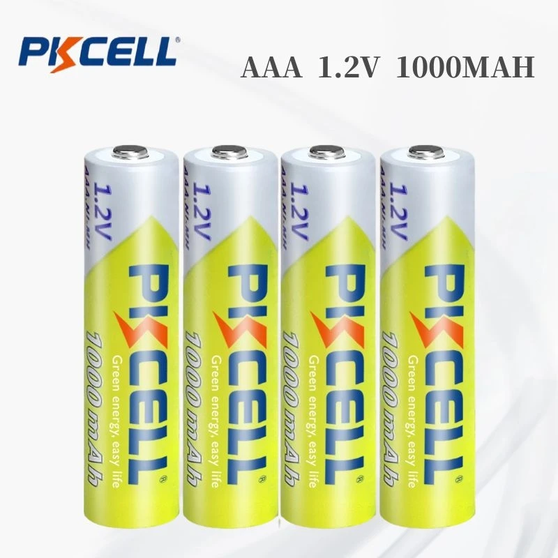 

PKCELL 2/4Pcs AAA Battery 1.2V Ni-MH AAA Rechargeable Batteries 1000MAH 3A AAA flashlight battery