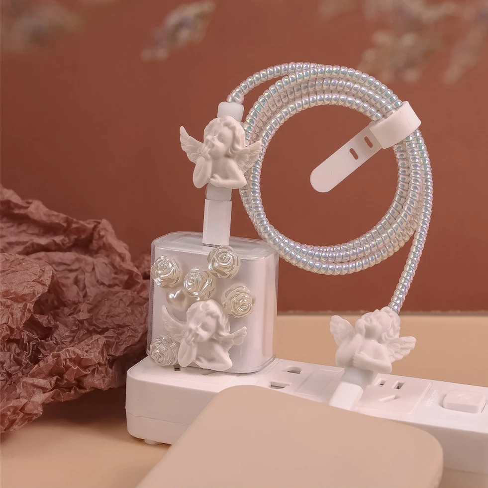 كابل منظم إدارة أطقم شاحن حامي ل آيفون 13 برو 20 واط 18 واط نوع C دي كابل الفقرة سيلير تنظيم منظم