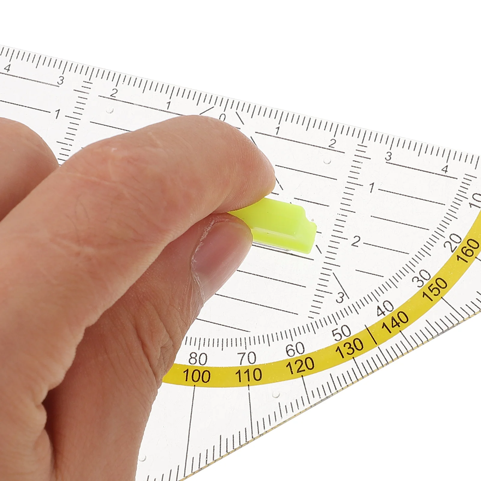 5pcs Geometry Rulers Tools Drawing Triangle Rulers Plastic Measure Rulers