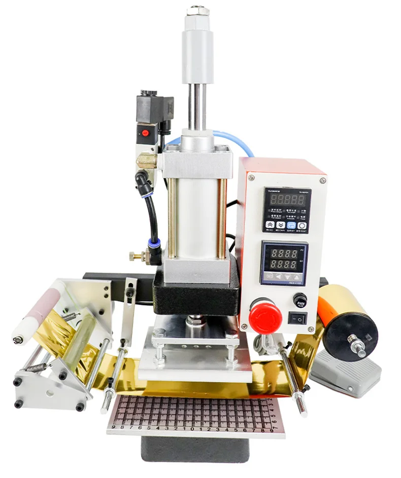 

Semi-Automatic Pneumatic Heating Hot Stamping Machine for Leather Embossing