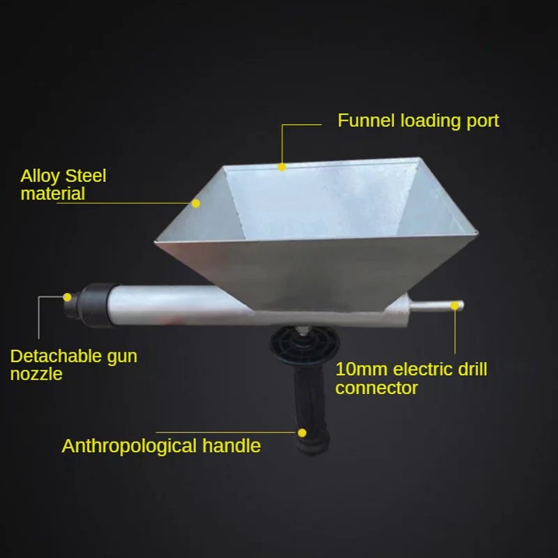 Portable Electric Filling Gun, Epoxy Cement Grouting Machine, Waterproof and Leaky