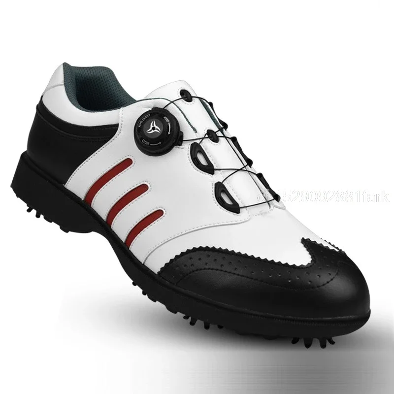 High Quality Men Golf Shoes Men Breathable Waterproof Training Shoes Professional Spikes Non-slip Athletic Sneakers