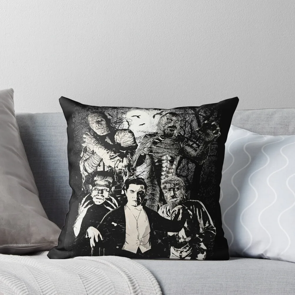 

CLASSIC MONSTERS Throw Pillow Ornamental Pillow Luxury Cushion Cover Cushion Cover For Sofa pillow
