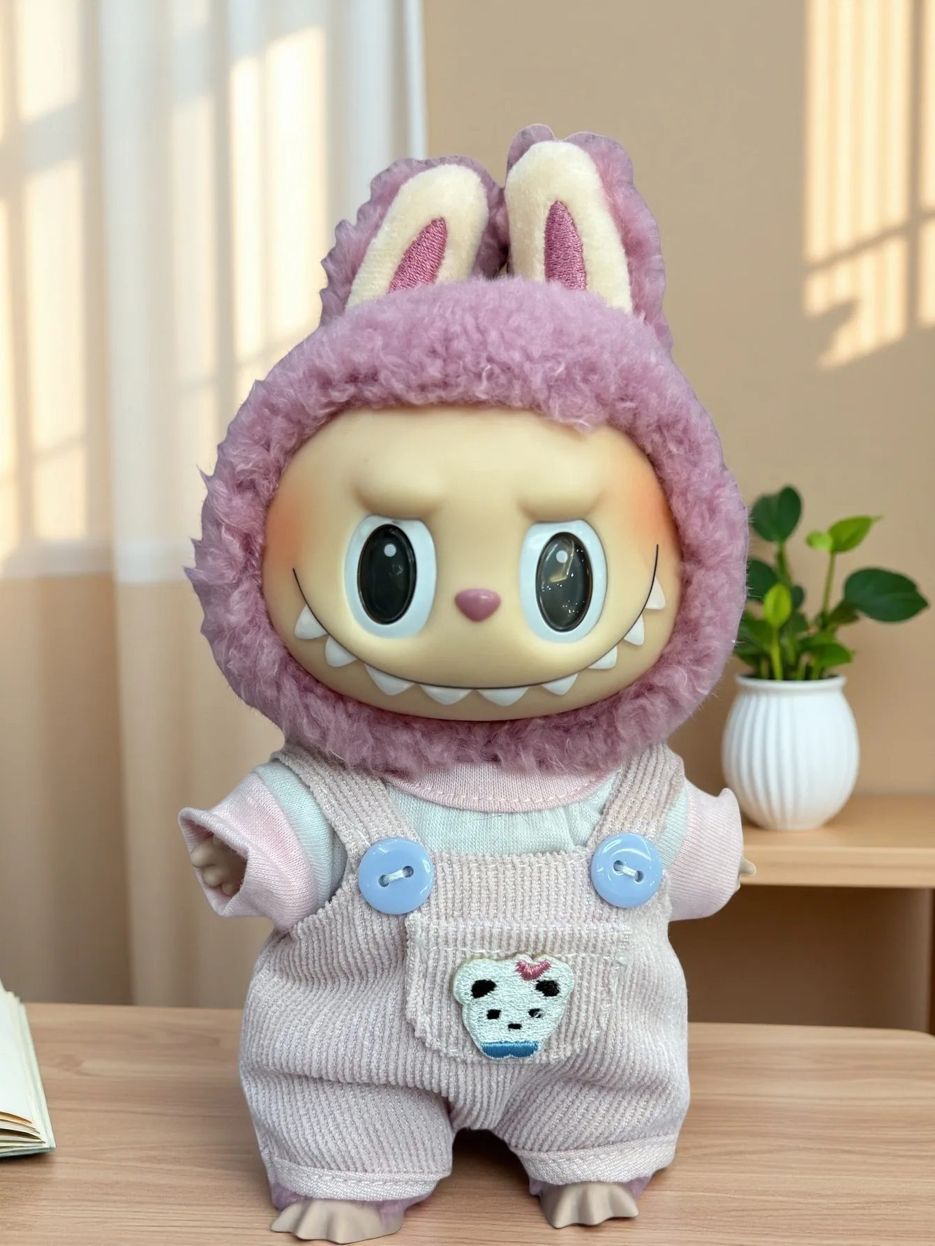 

[Clothing Only] Labubu Doll Dress & Bandeau Pants Accessories - Fit for 1st & 2nd Generation Labubu
