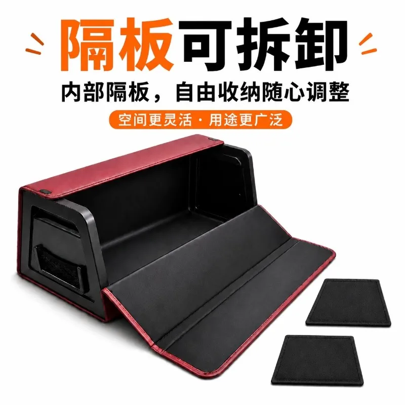 Foldable Car Trunk Organizer 70cm Dual‑Opening Storage Box with ABS Hard Side & Built‑in Magnets Vehicle Cargo Storage Case