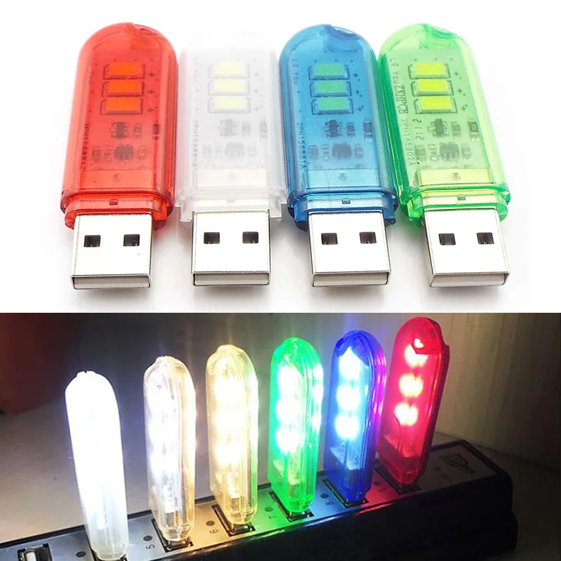 

Portable Flexible USB LED Night Lights DC5V USB LED Mini Book Light 1.5W LED Desk Reading Lamp Touch Switch Red Blue Green White