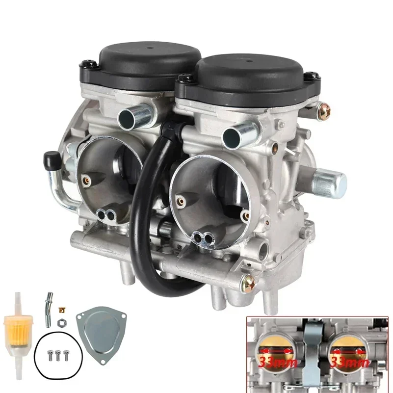 yesMotorcycle Carburetor 33mm Carburador Carb for YAMAHA Raptor 660 660R YFM660 YFM 660R 2001 2002 2003 2004 2005