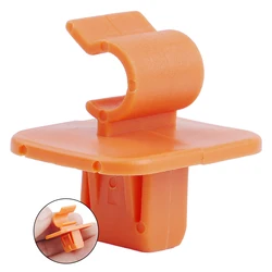 Car Hood Bonnet Rod Stay Clip Frame Bracket Holder Fastener Clip Accessories Orange Plastic For Skoda Fabia Octavia 2004-13