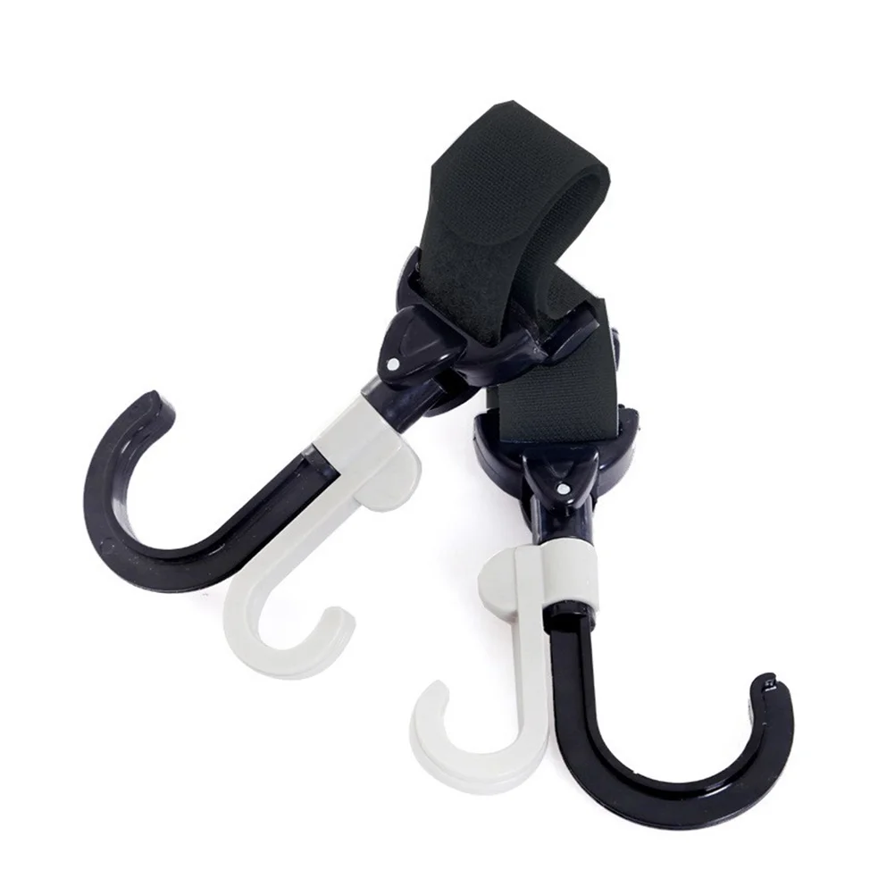 2 قطعة شماعات عربة الأطفال هوك وحلقة قطر قابل للتعديل 3 كجم قدرة سهلة التركيب إزالة للحفاضات البقالة الملابس الكراسي المتحركة