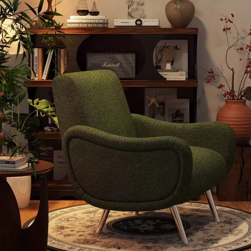 

Nordic Modern Living Room Chairs Classic Relax Balcony Designer Recliner Chair Accent Adults Muebles Para Hogar Furniture Home