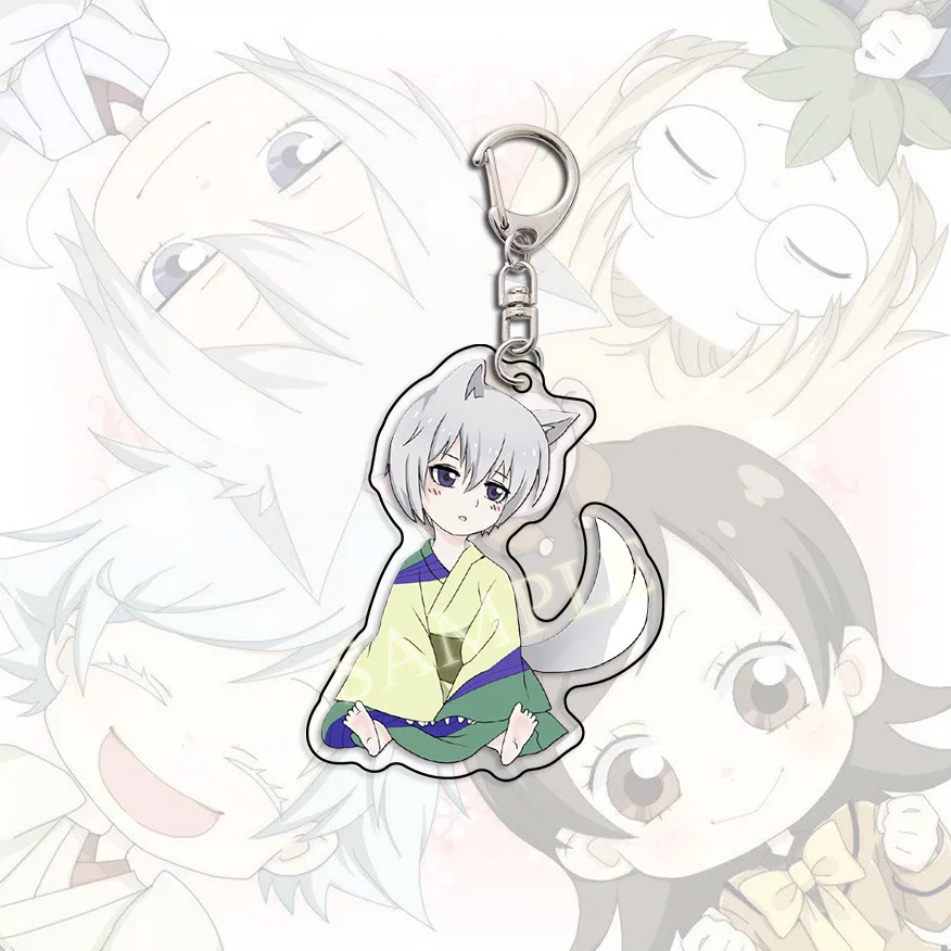 Japan Cute Cartoon Kamisama Love Anime Figures Tomoe Momozono Nanami Cosplay Acrylic Keychains Pendant Accessories Xmas Gift 6CM