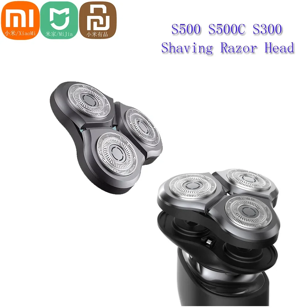 Original Xiaomi Mijia S500 S500C S300 Electric Shaving Razor Head Dry Wet Shaving Machine Beard Trimmer Replacement Shaver Blade