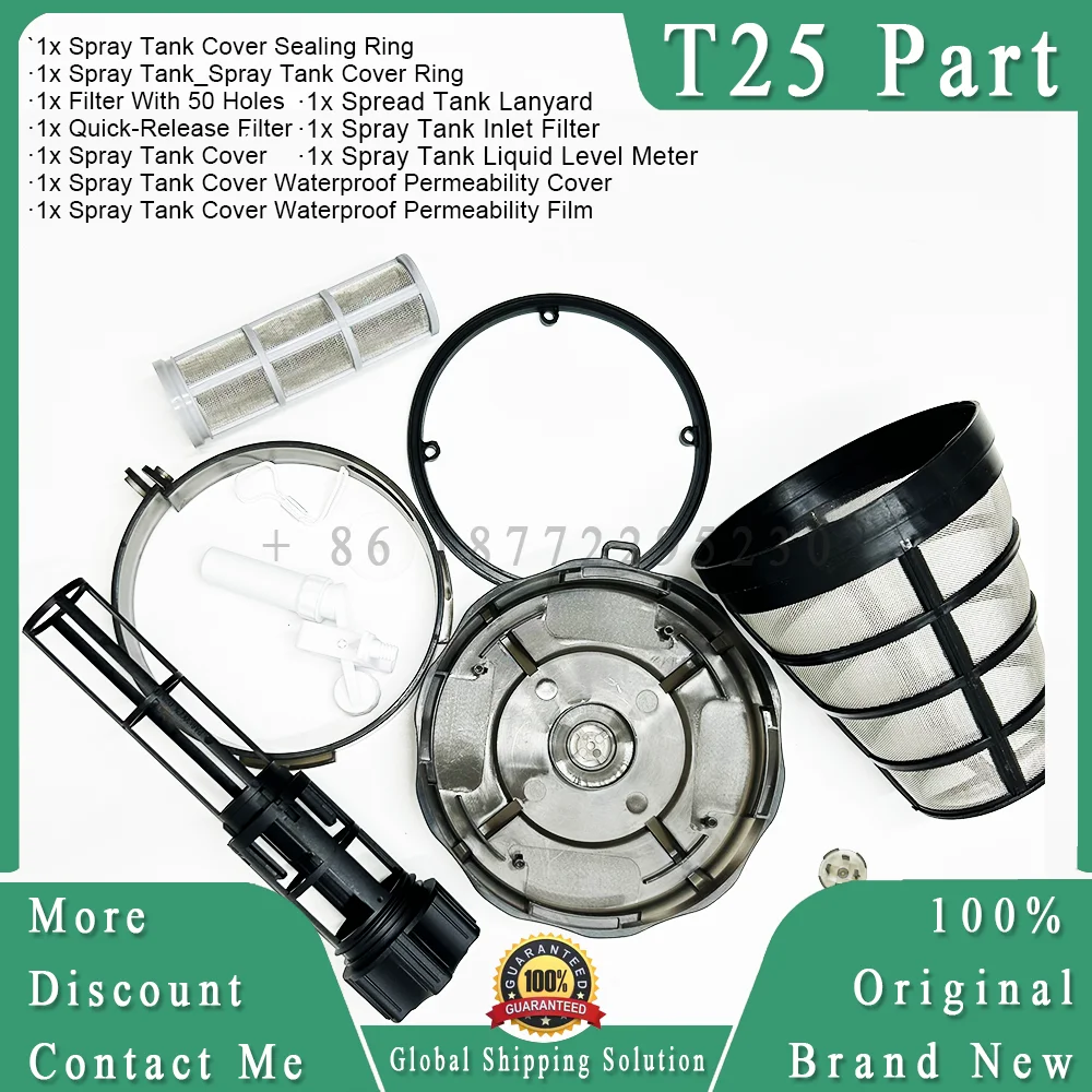 Original Brand New T25 Water Tank Parts Kit 10pcs/Set for Dji T20P/T25/T40/T50 Agricultural Drone Accessories Repair Parts