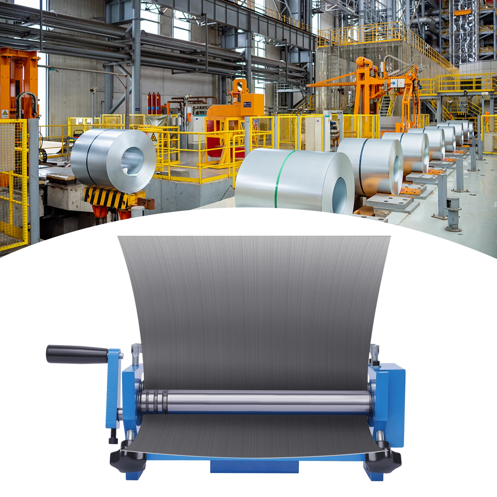 3-roll Slip Roll Machine Round Bending Machine Manual Roll Bender Sheet Bend For Metal Plates