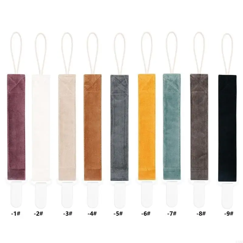 سلسلة لهاية الأطفال الآمنة مع مشبك بلاستيكي لحديثي الولادة مشبك عضاضة L8RB #5