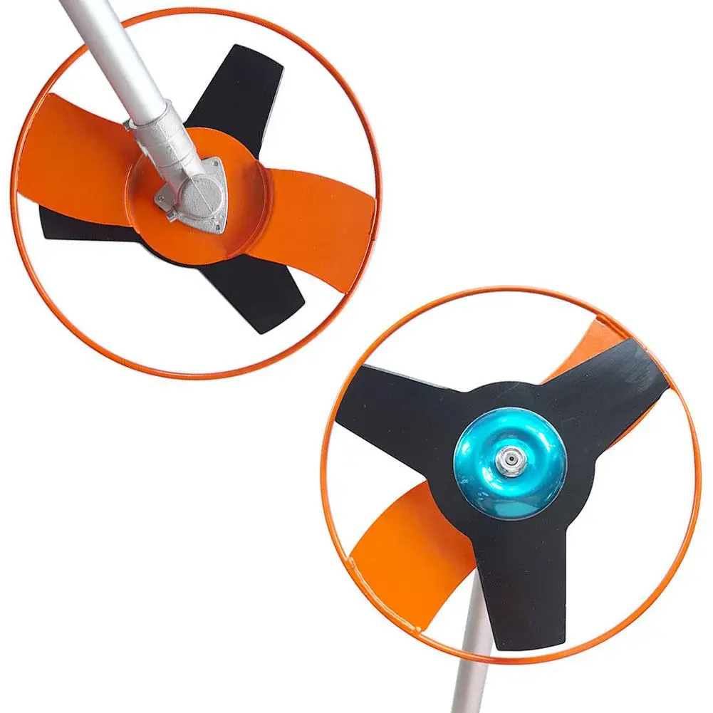 Decespugliatore Trimmer Testa Macchina per erbacce Disco di protezione Giardino Paddy Metallo Terreno Campo Strumento Tosaerba Macchina Erba Secca C6Z0