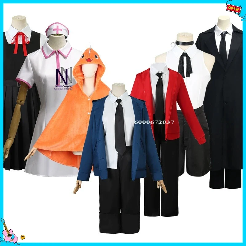

ABC123Chainsaw Man Cosplay Costume Anime Asa Mitaka/Reze/Power Role Playing Clothes Outfit for Women Comic Con Halloweenx,3;b'2.