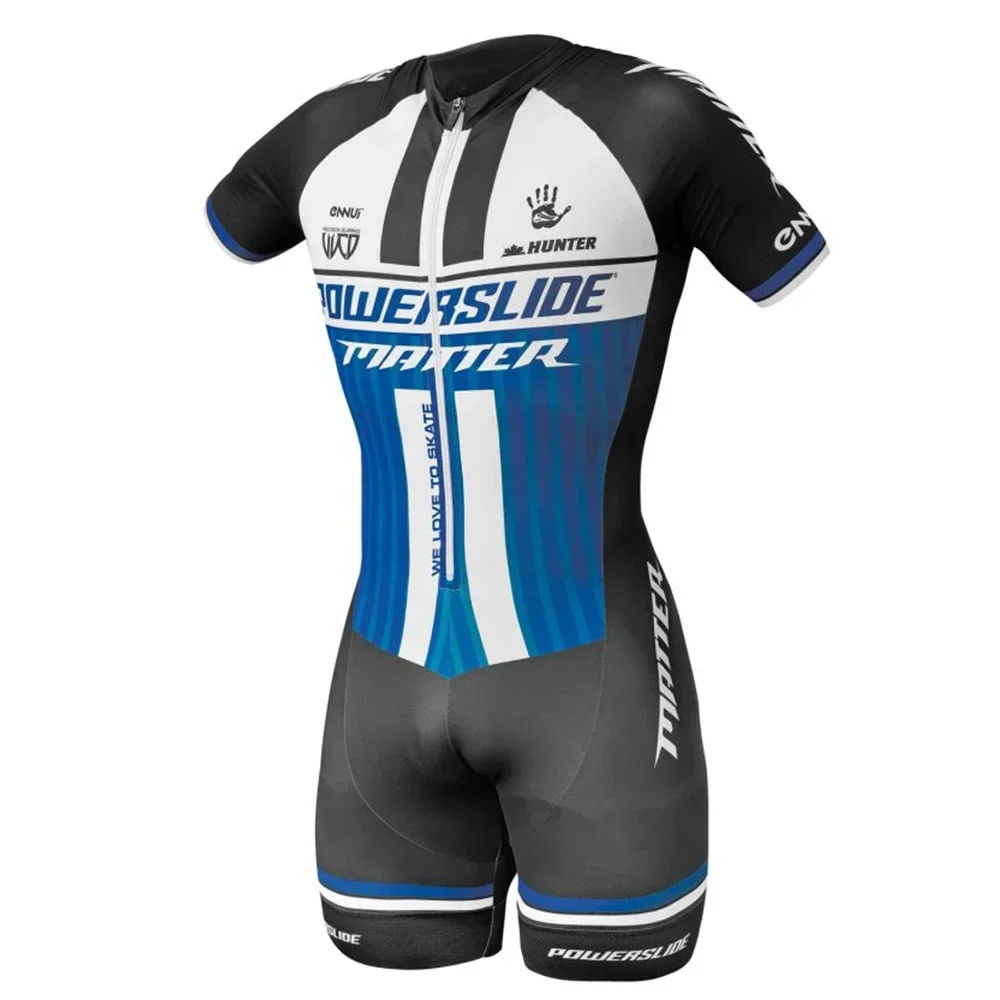 Powerslide Matter Classic-skating-suit Racing Skin Suit Men Speed Inline Roller Skate Triathlon Sets Ciclismo Skating Jumpsuit