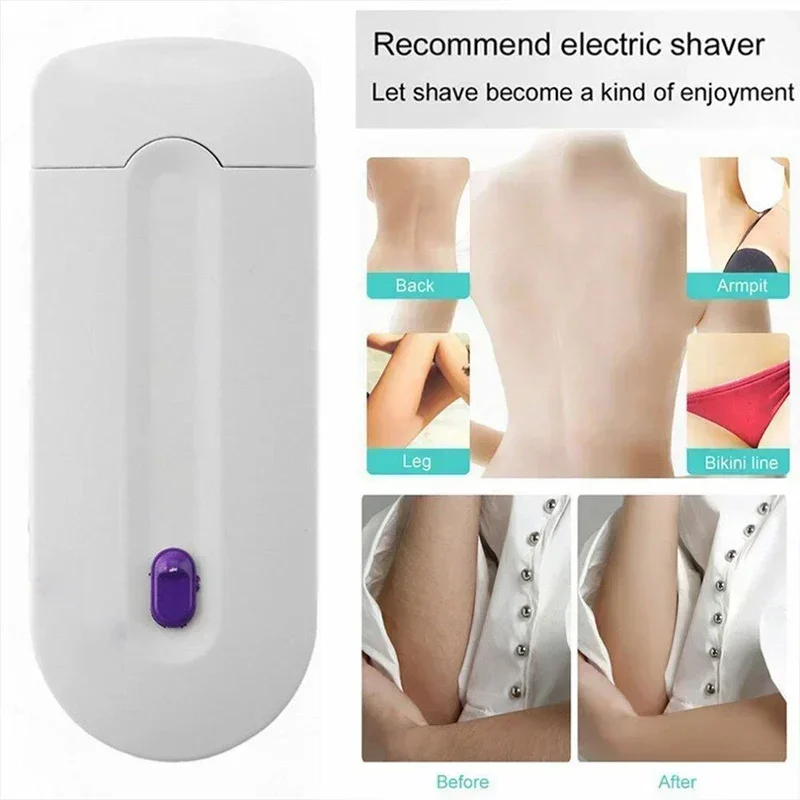 Painless Hair Removal Ladies Light Safely Touch Sensor Laser Epilator & Hair Removal Machines Women Body Smooth Shaver Trimmer