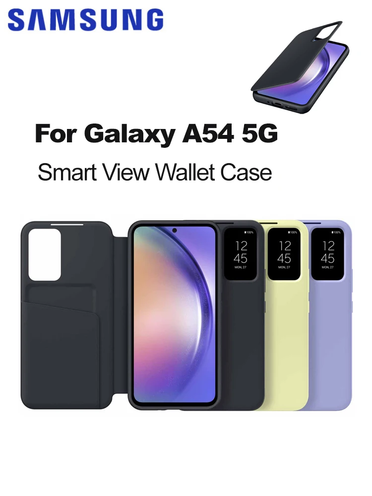 Oryginalne etui z portfelem Samsung Smart View do Galaxy A54 5G S-View Wallet Flip Phone Case EF-ZA546 — zdjęcie produktu 7