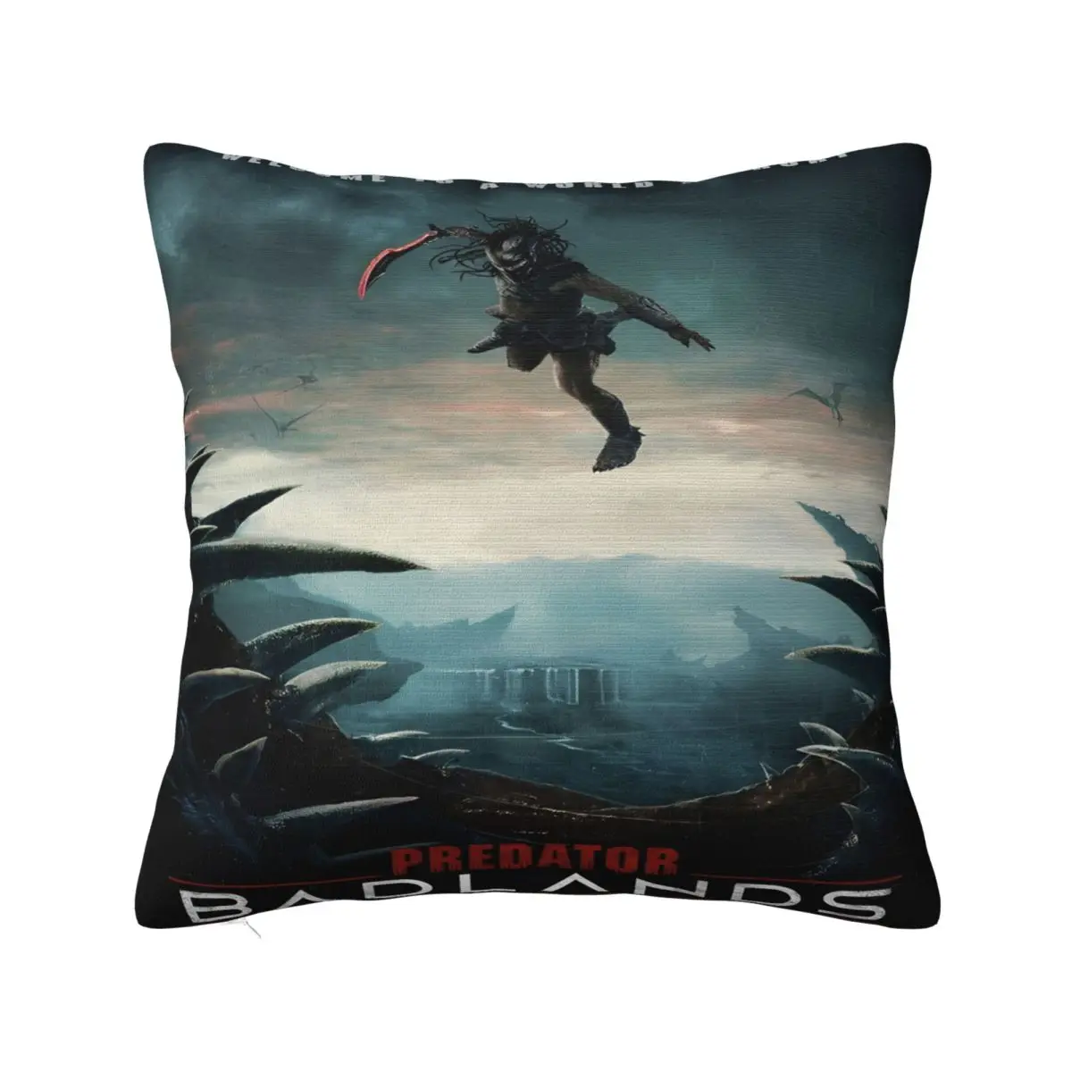 المفترس: غطاء وسادة الأراضي الوعرة المنتج غطاء وسادة بوليستر هدية رمي كيس وسادة غطاء المنزل مربع 40*40 سنتيمتر متعدد الحجم