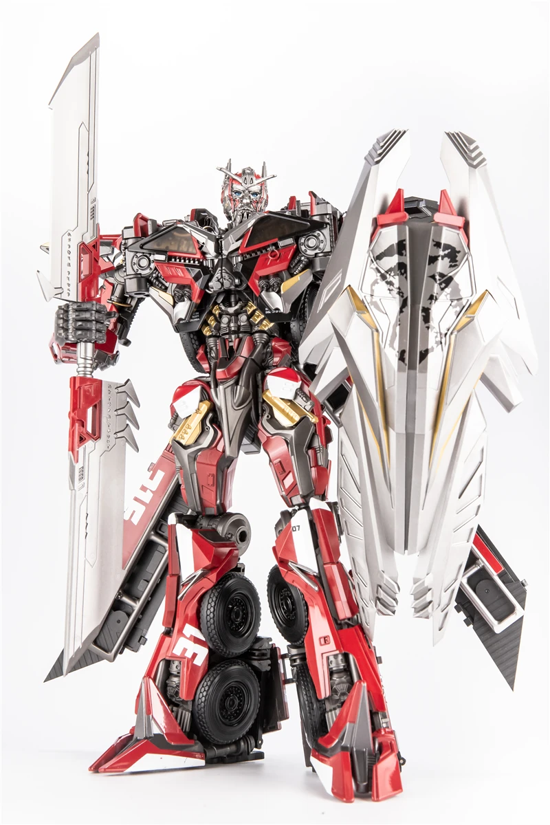 BMB Ov01 Шедевр трансформации OV-01 Sentinel Prime Пожарная машина Негабаритная часть из сплава Фильм Фигурка Робот Игрушки